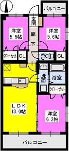 ステラフィールドの間取り