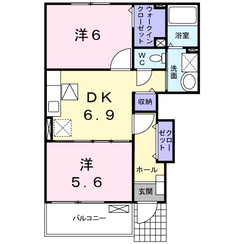 フォレストシーンＢの間取り