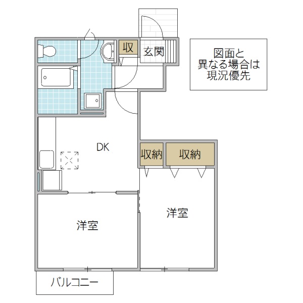 グリシーヌ・パレ II C棟の間取り