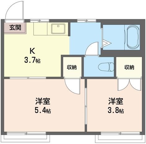 メゾン岩戸の間取り