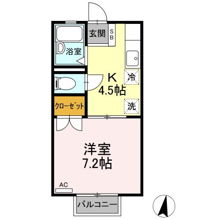 D-roomIWAKURAの間取り