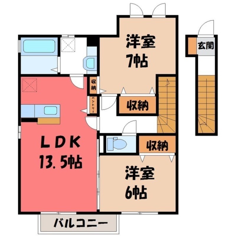 カーサ・シエロの間取り