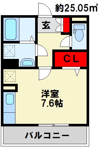 トレス城野館の間取り