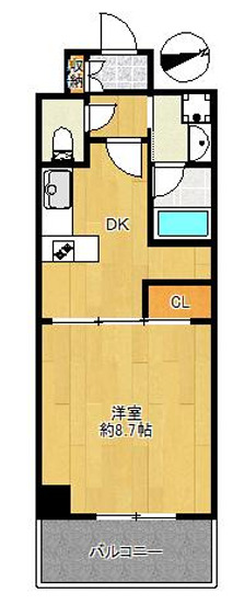 レクシア鶴見の間取り