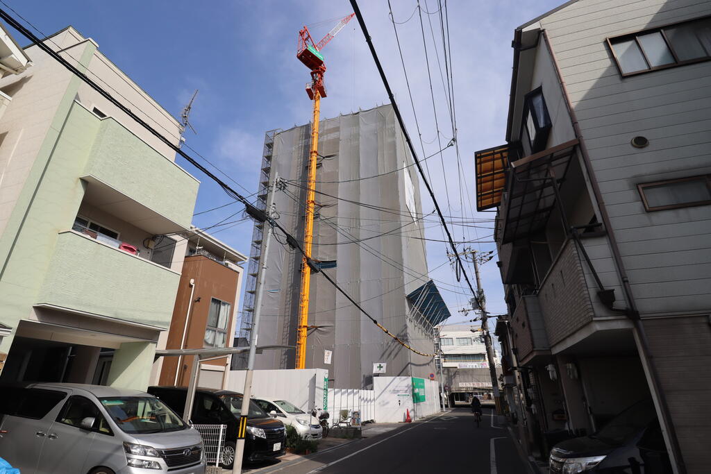 建物外観　外観を撮影（建築中）