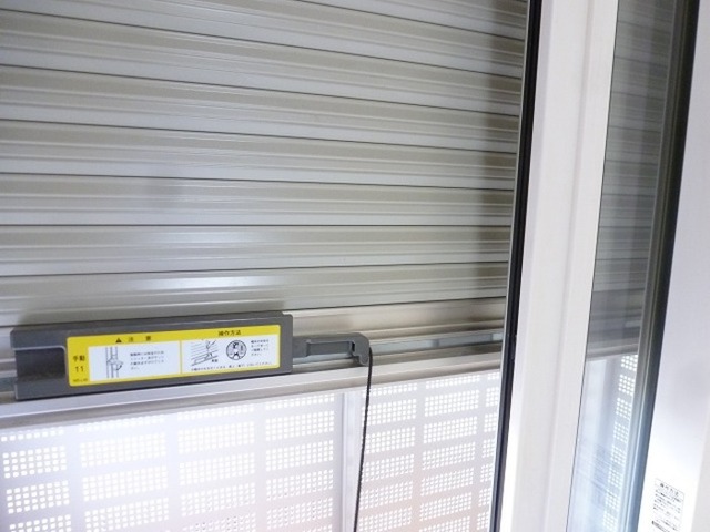 セキュリティ　シャッターついてます。