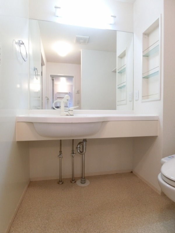 洗面設備　図面と現状に相違がある場合には現状を優先