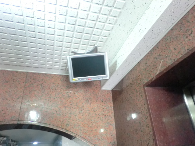 セキュリティ　防犯モニターが付いています。