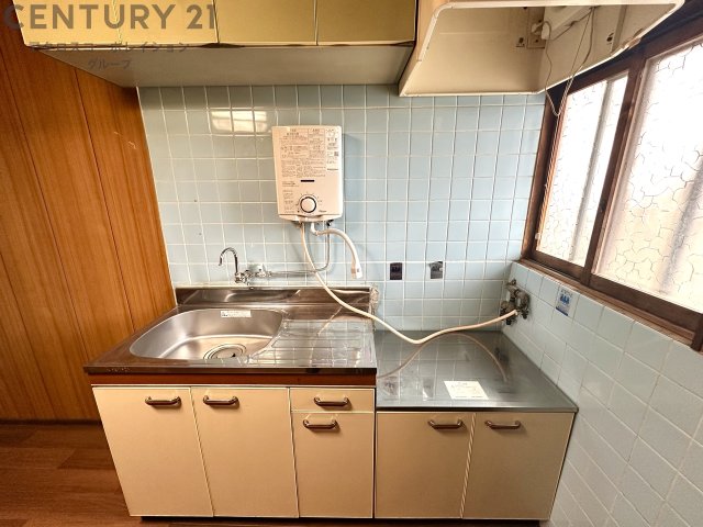 キッチン　ガスコンロ設置可能なキッチンです！