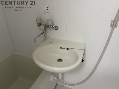 洗面設備　浴室に洗面台があります。