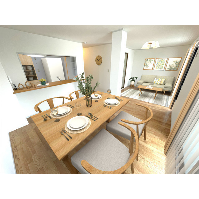 居室・リビング　ＣＧイメージ　家具はありません