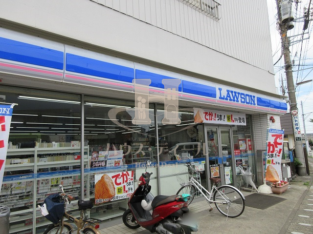 コンビニ　ローソン 鳩ケ谷店（コンビニ）まで443m