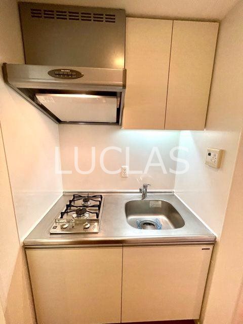 キッチン　2口コンロで使いやすいシステムキッチン♪