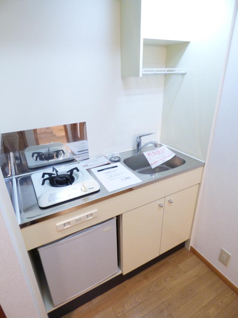 キッチン　ガスコンロも設置不要