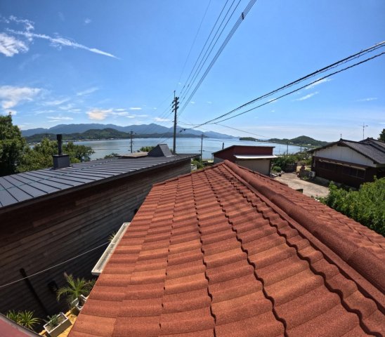 眺望　２階の部屋からは穏やかな内海が見渡せます。