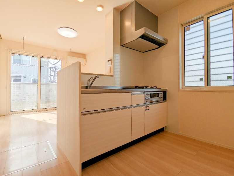 キッチン　図面と現状に相違がある場合には現状を優先