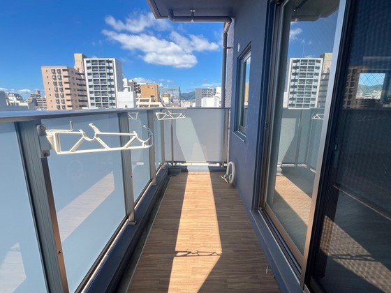 バルコニー　※別部屋の写真です