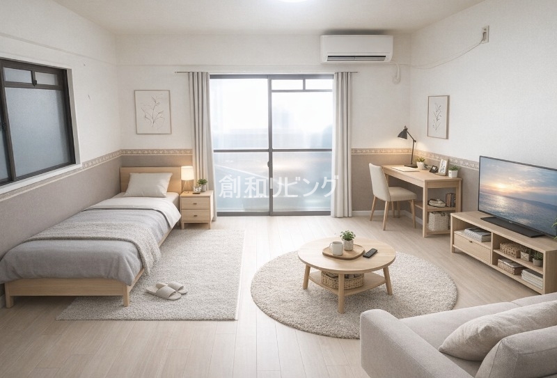 居室・リビング　家具・インテリアはCGです