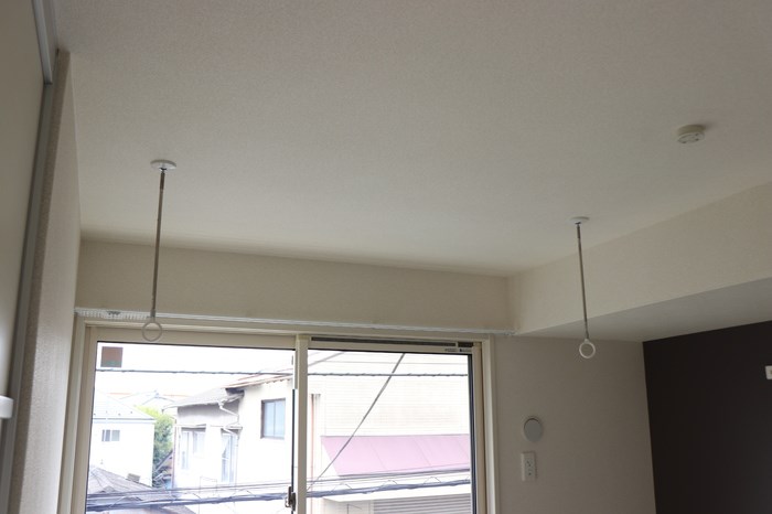 その他設備　室内物干し☆