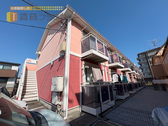 建物外観　カワイらしい外観が目を惹きます