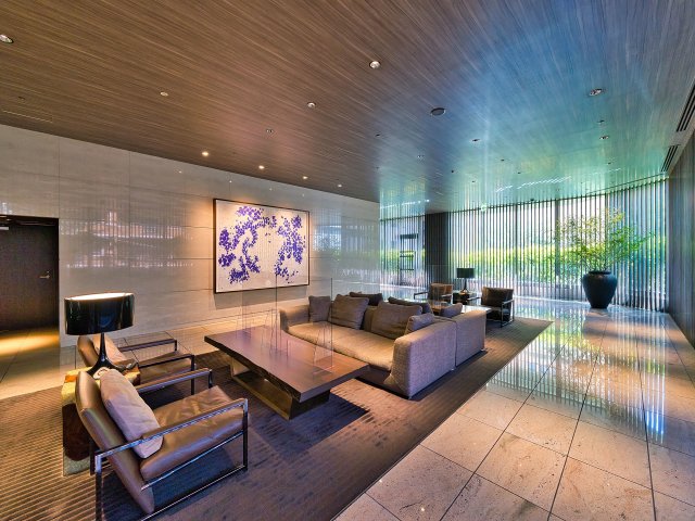 ロビー　千代田区平河町2　平河町森タワーレジデンス　ロビー