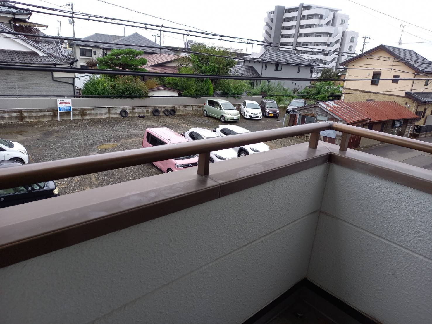 バルコニー　南向きで日当たり良好