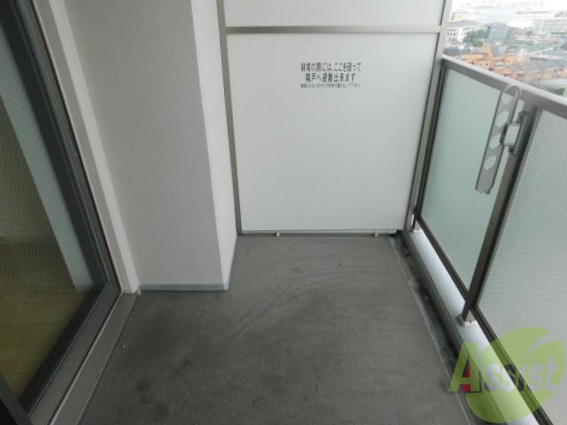 バルコニー　通風良好