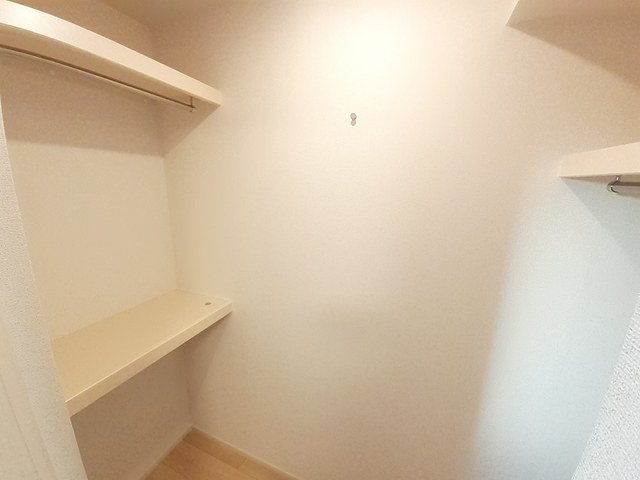 収納　たっぷりとした収納スペースです