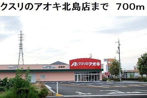 ドラックストア　クスリのアオキ北島店（ドラッグストア）まで700m