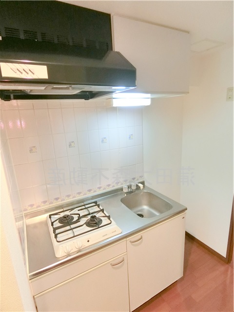 キッチン　2口ガスシステムキッチン