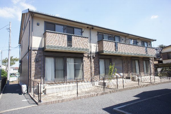 建物外観　タイル柄の外観です