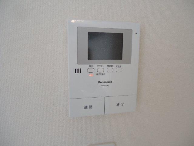 セキュリティ　モニター付きインターホン