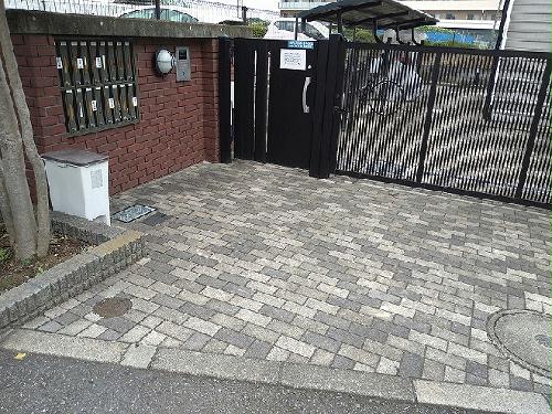 セキュリティ　オートロックゲート設置