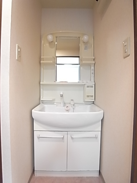 洗面設備　写真は他号室のものです。