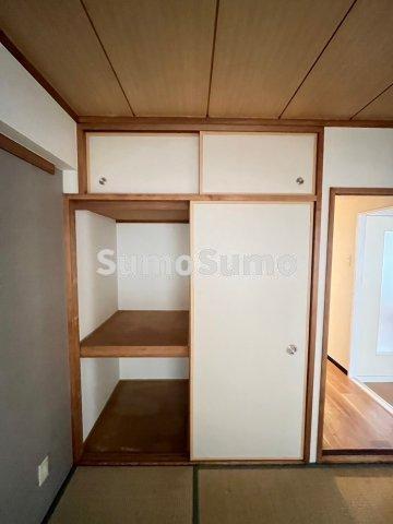 収納　たっぷりとした収納スペースです