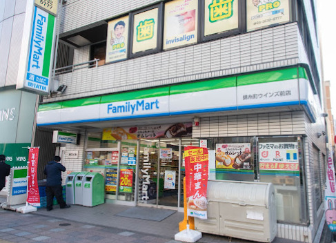 コンビニ　ファミリーマート　錦糸町ウィンズ前店（コンビニ）まで417m