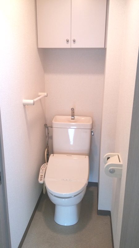 トイレ　ゆったりとした空間のトイレです