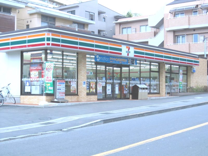 コンビニ　セブンイレブン川崎栗谷店（コンビニ）まで436m