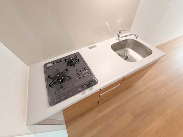 キッチン　作業のしやすい広めのキッチンです。