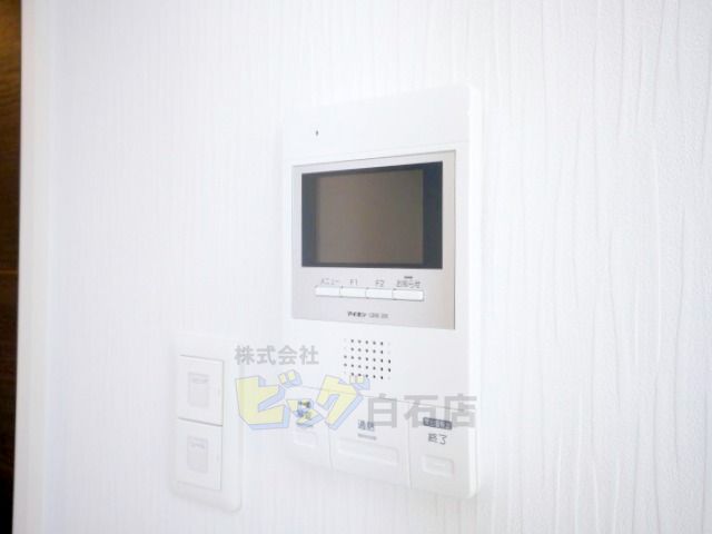 セキュリティ　モニター付きインターホン完備しています♪