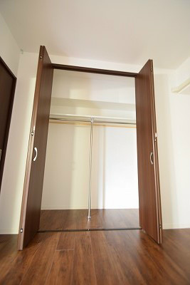 収納　寝室のクローゼット