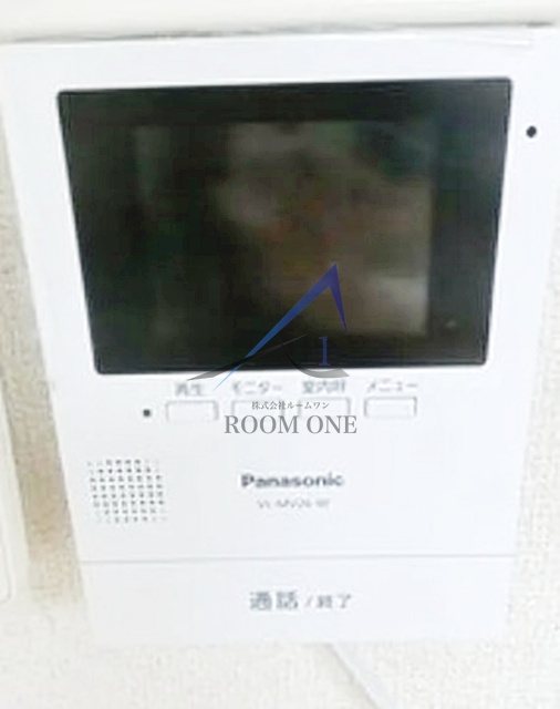 セキュリティ　モニター付きインターホンです。