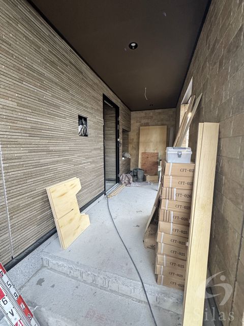 ロビー　建築中
