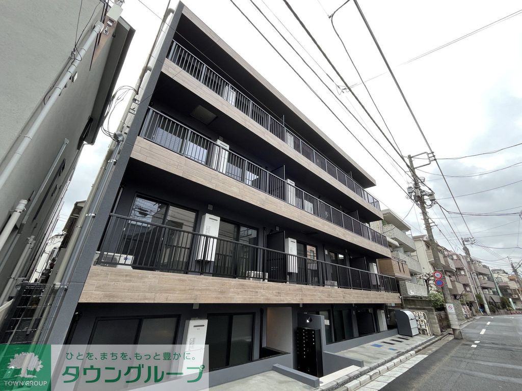 建物外観　新築工事中