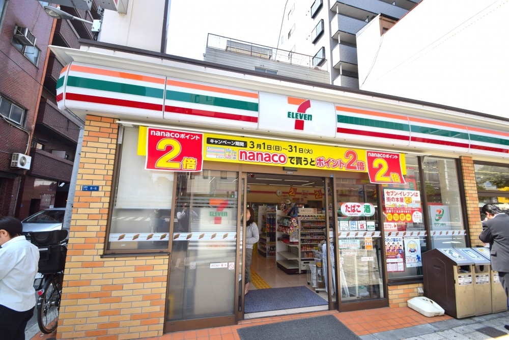 コンビニ　セブンイレブン　  大阪瓦屋町３丁目店（コンビニ）まで389m