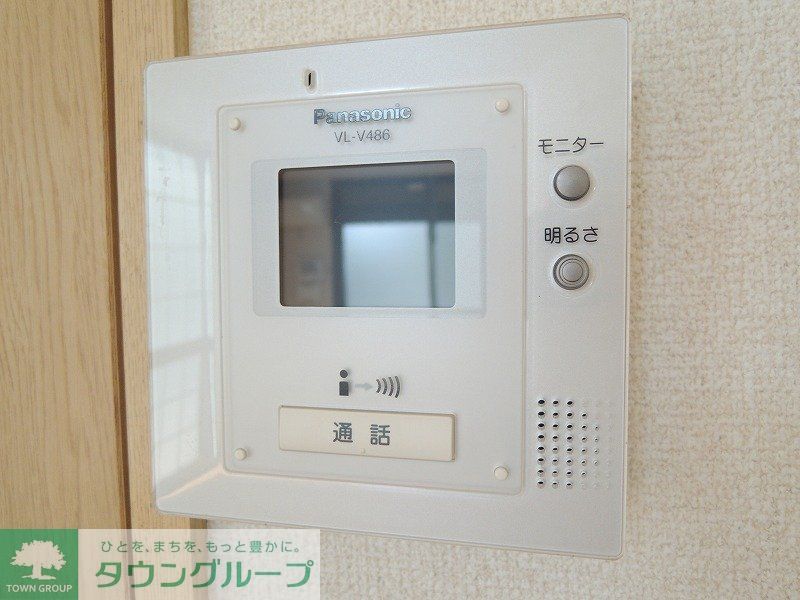 セキュリティ　モニターつきインターフォン