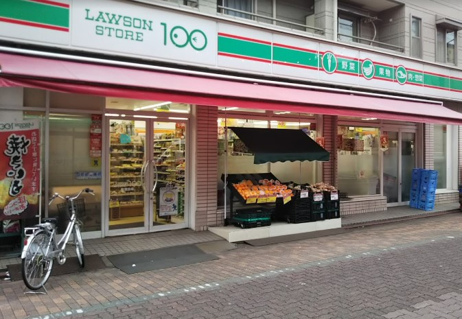 コンビニ　ローソンストア100新蒲田店（コンビニ）まで388m