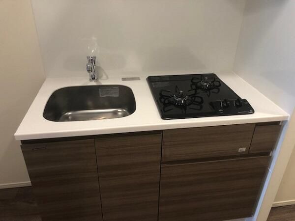 キッチン　★使いやすい二口コンロ、システムキッチン★