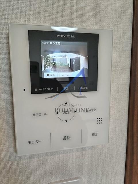 セキュリティ　モニター付インターホンです。