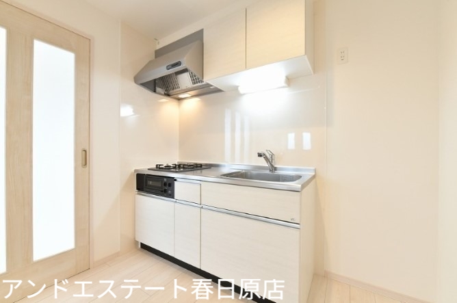 キッチン　２口のシステムキッチン